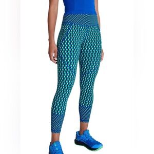 Power 7/8 Workout Legging Ankle Print Block